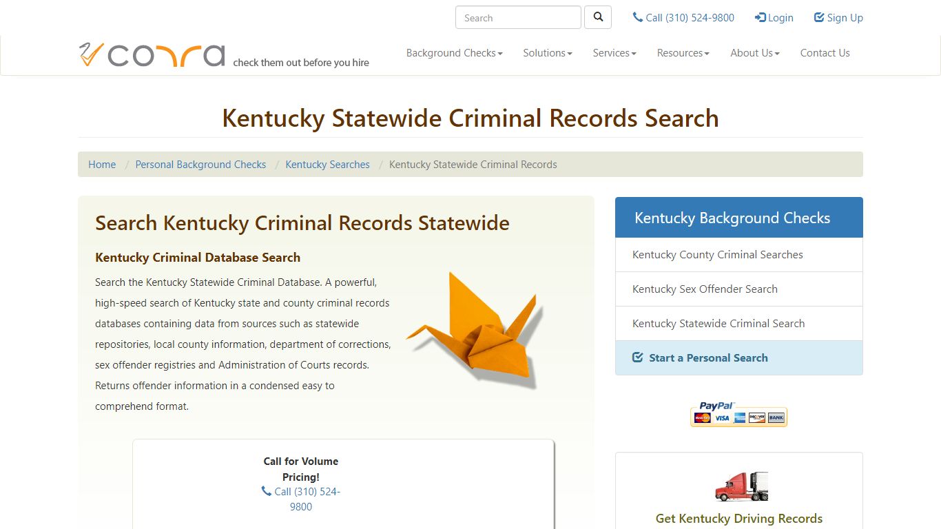 Kentucky Criminal Records | Statewide Background Checks ...